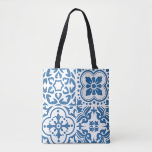 Portugees blauw tegels 2 draagtas