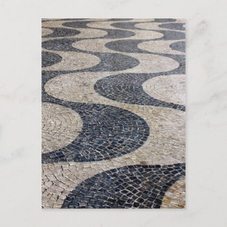 Portugees Calçada, Lissabon, Portugal Briefkaart