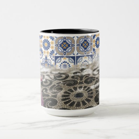 Portugees design Acryl Muurkunst Mok (Midden)