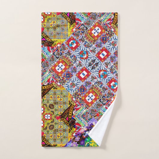 Portugees design bad handdoek (Handdoek)