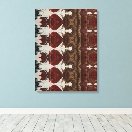 Portugees design canvas afdruk (Insitu (Houten vloer))