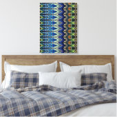 Portugees design canvas afdruk (Insitu (Slaapkamer))