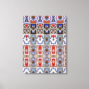Portugees design canvas afdruk