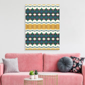 Portugees design canvas afdruk (Insitu (Woonkamer))