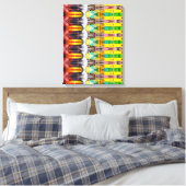 Portugees design canvas print (Insitu (Slaapkamer))