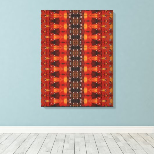 Portugees design canvas print (Insitu (Houten vloer))