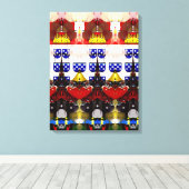 Portugees design canvas print (Insitu (Houten vloer))