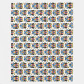 Portugees design fleece deken (Voorkant)