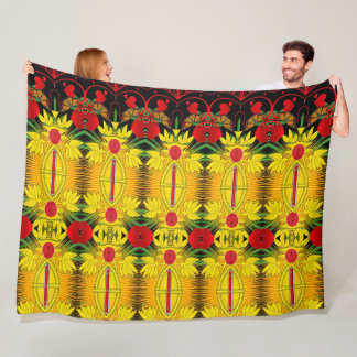 Portugees design fleece deken