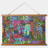 Portugees design hangend wandkleed (Voorkant)