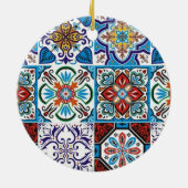 Portugees design keramisch ornament (Achterkant)
