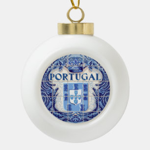 Portugees design keramische bal ornament