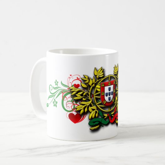 Portugees design koffiemok (Voorkant links)