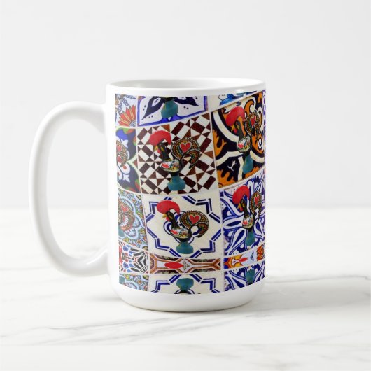 Portugees design koffiemok (Links)