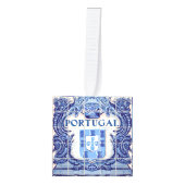 Portugees design kubus ornament (Voorkant)