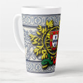 Portugees design latte mok (Linkerhoek)