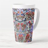 Portugees design latte mok (Rechterhoek)