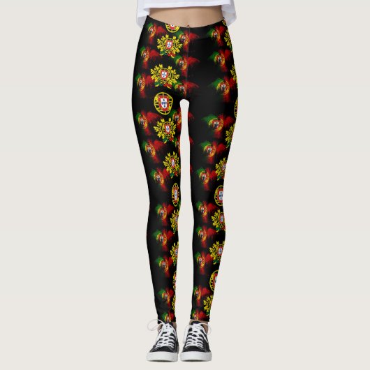 Portugees design leggings (Voorkant)