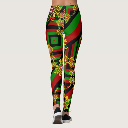 Portugees design leggings (Achterkant)