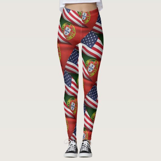 Portugees design leggings (Voorkant)