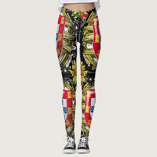 Portugees design leggings (Voorkant)