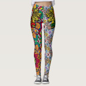 Portugees design leggings (Voorkant)