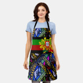 Portugees design schort (Gedragen)