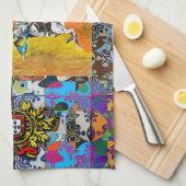 Portugees design theedoek (Quarter Fold)