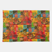 Portugees design theedoek (Horizontaal)