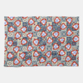 Portugees design theedoek (Horizontaal)