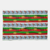 Portugees design theedoek (Horizontaal)