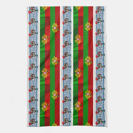 Portugees design theedoek (Verticaal)