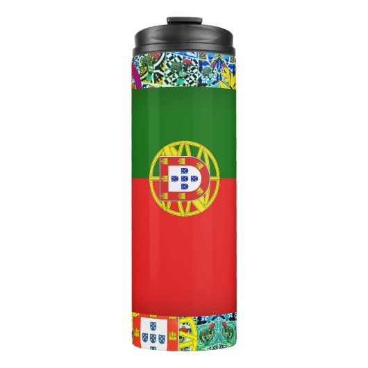 Portugees design thermosbeker (Voorkant)