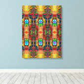 Portugees design Uitgerekt Canvas (Insitu (Houten vloer))