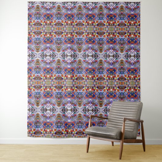 Portugees design wandkleed (In situ)