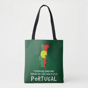 Portugees grappig schattig citaat tas