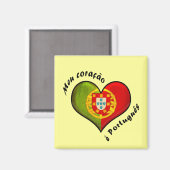 Portugees hart magneet (Voorkant / Achterkant)