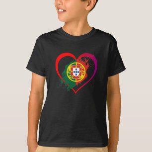 Portugees hart t-shirt