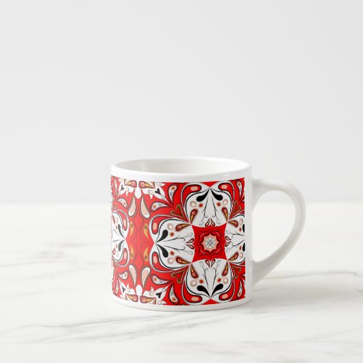 Portugees keramisch tegelpatroon espresso kop (Rechts)