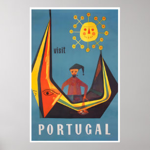 Portugees kunst vintage reisposter Portugees Poster