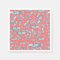 Portugees Lissabon Sardines Pattern Azulejos Pink