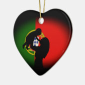 Portugees moederschap keramisch ornament (Links)