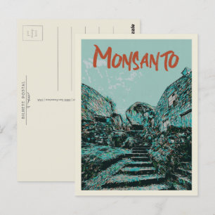 Portugees Monsanto traditioneel dorp Briefkaart