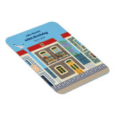 Portugees mooie huizen met tegels of azulejos magneet (Rechterzijde)