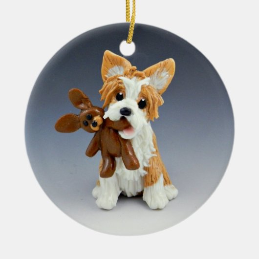 Portugees Podengo Dog Ceramic Ornament (Voorkant)