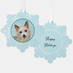 Portugees Podengo Pequeno schilderen - Oorspronkel Ornament Kaart