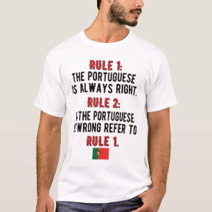Portugees Roots Portugal vlag Portugees erfgoed T-shirt