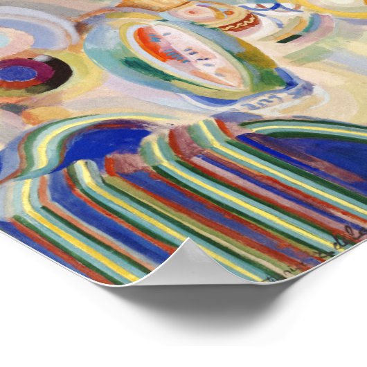 Portugees Stilleven | Robert Delaunay Poster (Hoek)