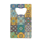 Portugees Talavera Tegel Design Kredietkaart Flessenopener (Achterkant)