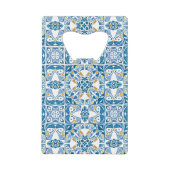 Portugees tapijt kredietkaart flessenopener (Voorkant)